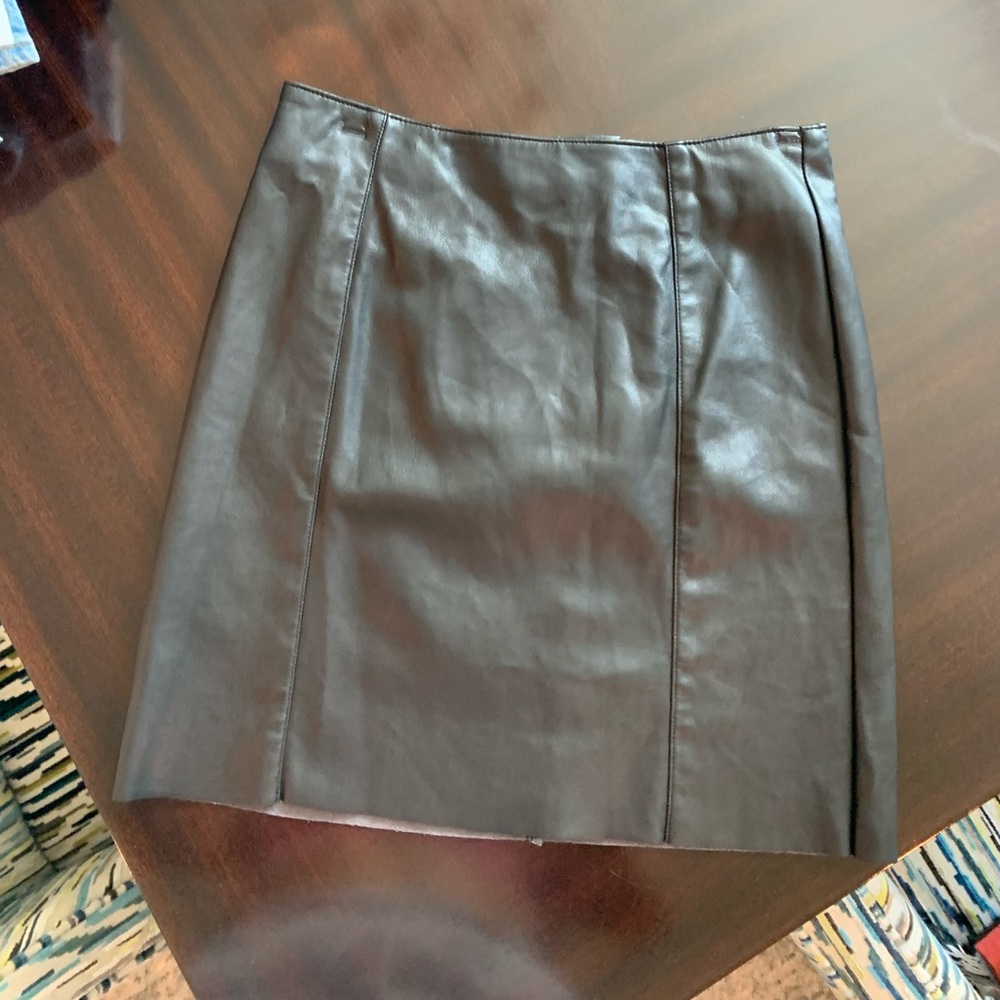 H & M Leather Skirt